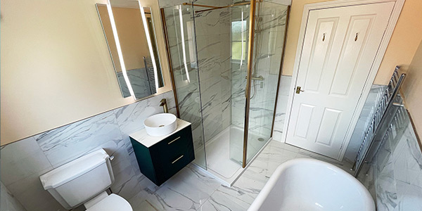 Overview of bathroom