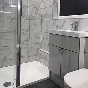 Enclosure and Tiling done
