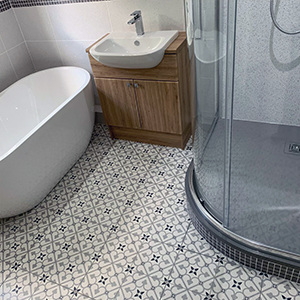 Bath and enclosure