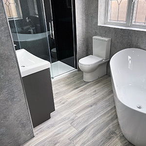 Bathroom finishing style