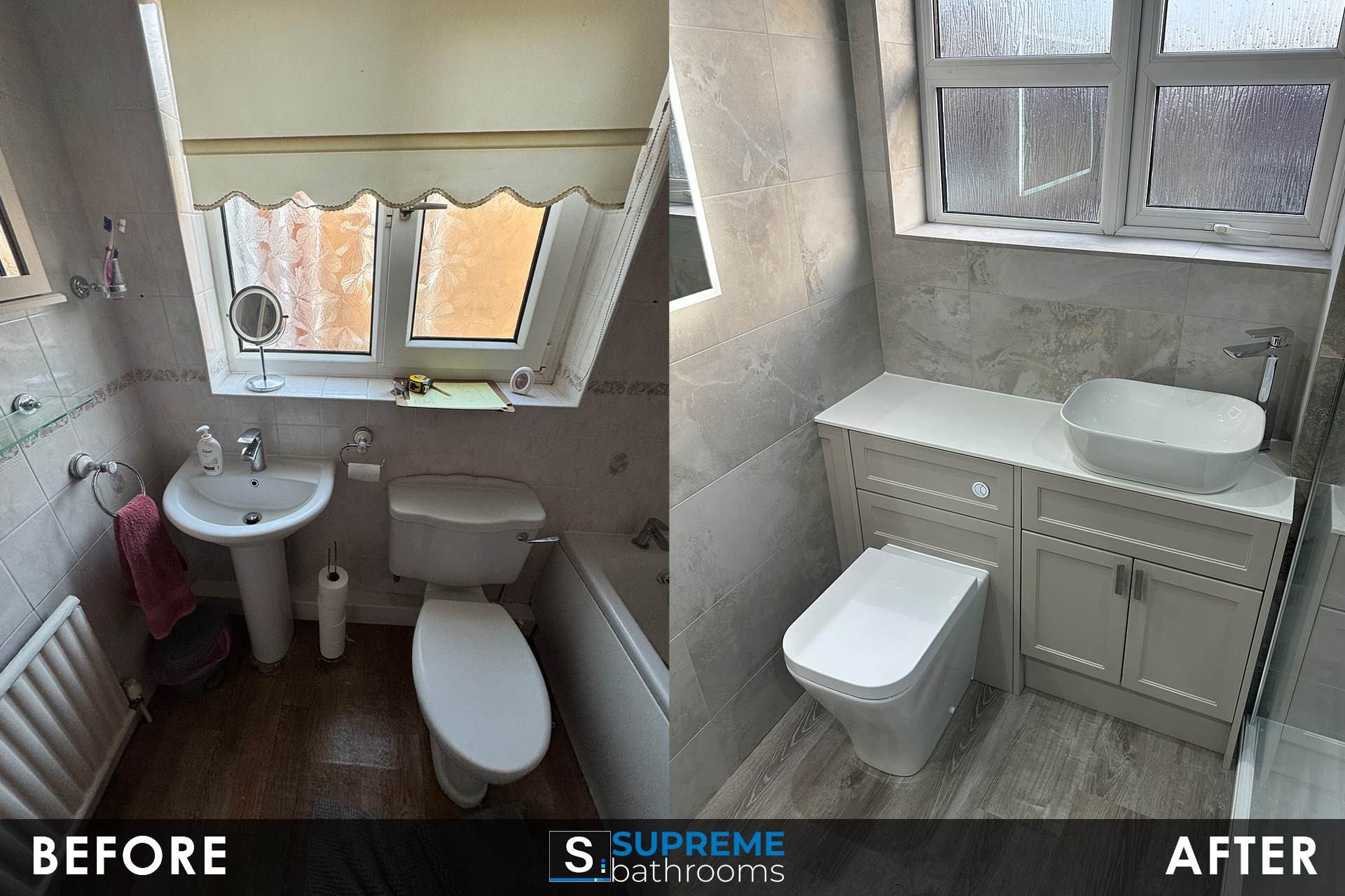 Renovated WC unit